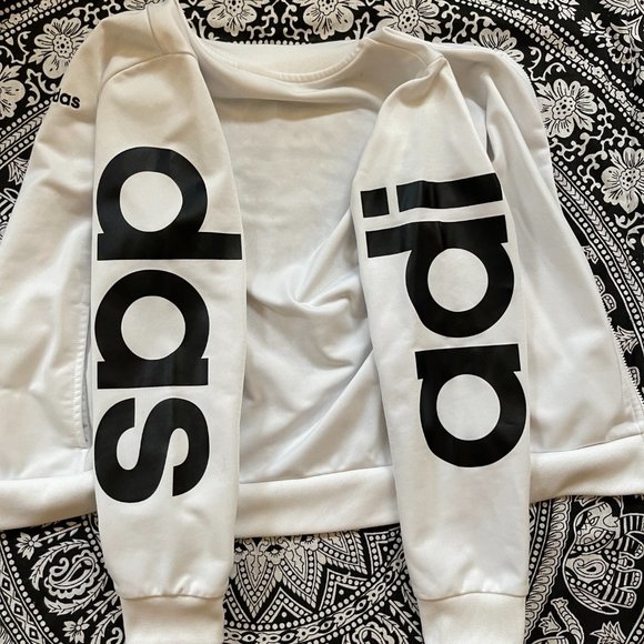 Adidas Track Jacket in White - Picture 3 of 3